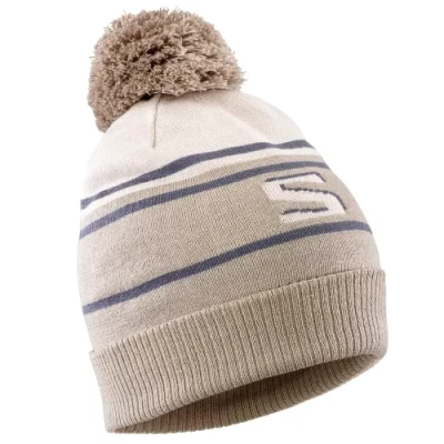 Imagen de Salomon Heritage Gorro Invierno Unisex Esqui Snowboard, Calidez y comodidad, Estilo vintage, Comodidad suavidad, Roasted Cashew, Rainy Day