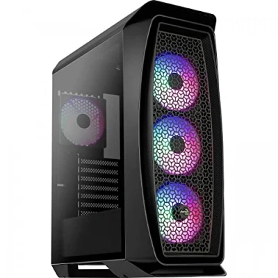 Imagen de Aerocool AEROONEFROST, Caja PC Micro ATX, Ventana Lateral, 4 Ventiladores, Negro