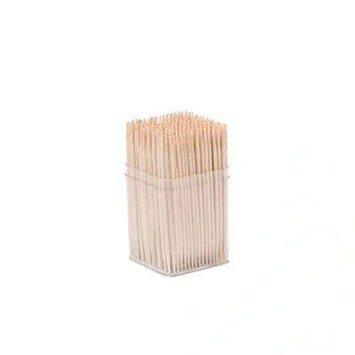 Imagen de Fackelmann 57649 Palillos de dientes (300 unidades, en caja con tapa, carpintero madera, palillo dientes, 6,5 cm)