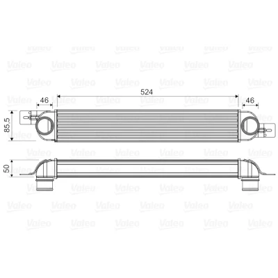 Imagen de VALEO 818661 Intercooler sin válvula EGR