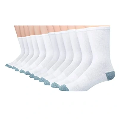 Imagen de Hanes X Temp Camiseta ligera para hombre, color blanco, talla de zapato: 6 12, 12