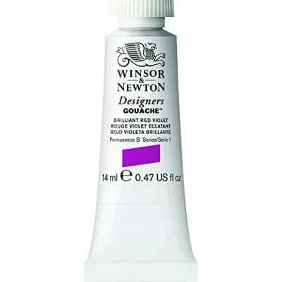 Imagen de Winsor &amp; Newton Gouache, Rojo Violeta Brillante, 14ml Tube