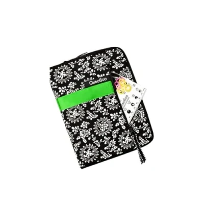 Imagen de ChiaoGoo 2400 C Punta Intercambiable, bambú, White, Black, 10x1x6.5 Inches