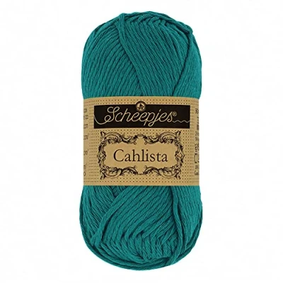 Imagen de Scheepjes 401 Oscuro Verde azulado Calista Hilo 10x50g