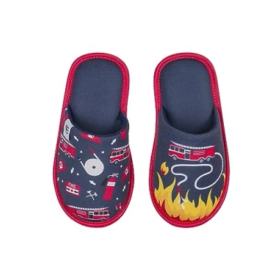 Imagen de Dedoles Pantuflas Unisex Hombre Mujer y Niños Espuma viscoelástica muchos diseños divertidos Unicornio Gatos Aguacates Planetas Salchicha Regalo, Color: Bombero, 30 31 EU