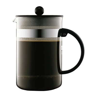Imagen de Bodum Cafetera émbolo, Negro, 1.5 litros (51 Onza)