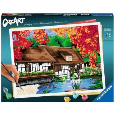 Imagen de Ravensburger CreArt Pintura por números 23546 Molino en maceta azul a partir de 14 años