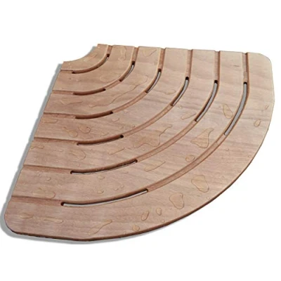 Imagen de Castelmerlino 114 Tarima para Ducha, contrachapado Marino okumé, Natural, 62 cm