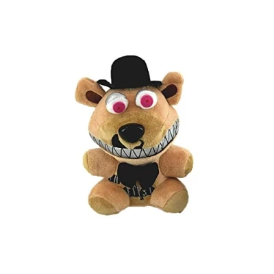 Imagen de MAGIC SELECT Peluche Nightmare Freddy (18 cm) Compatible con Five Night at FNAF, Muñecos de Animales Cinco Noches en Freddy, Juguetes, Regalo Cumpleaños para Niños