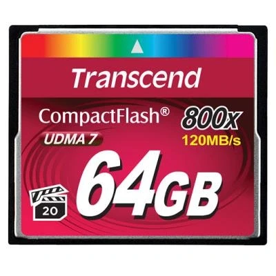 Imagen de Transcend 64gb 800x Cf Memoria Flash