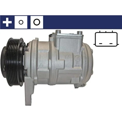 Imagen de MAHLE ORIGINAL ACP 834 000S Compresor de Aire Acondicionado 10PA17J 12 PAG 46 R 134 a con junta anular CHRYSLER: VOYAGER 4
