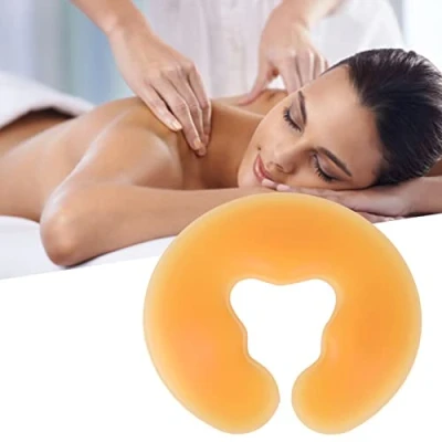 Imagen de Almohada de Silicona para Spa, Almohadilla Gel la Cara, Espalda, Mesa Masaje, Cama, Masaje Belleza, Cuna Relajación Facial