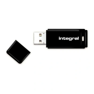 Imagen de Integral 128GB Memoria Flash USB 2.0 Negra