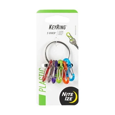Imagen de NITEIZE Keyring S Biner Llavero unisex Lock Multicolor, N/A