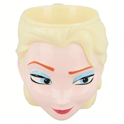 Imagen de Stor Taza Ps 3d Frozen Elsa, color Negro, Mediano, 210 ml