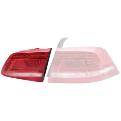 Imagen de HELLA 2SB 010 747 081 Piloto trasero derecha Parte interior LED 12 Rojo, blanco con portalámparas VOLKSWAGEN: Passat B7 Variant norauto, oscaro,