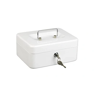 Imagen de Alco 841 10 Caja Fuerte metálica de caudales, 14 x 19 cm, Color Blanco