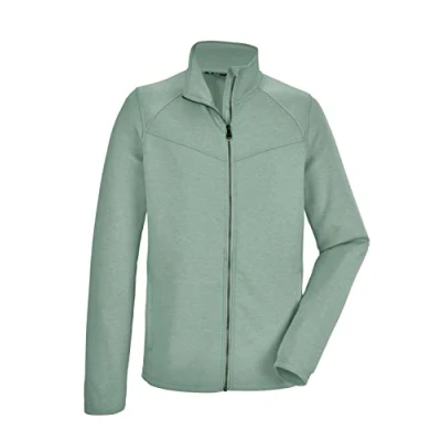 Imagen de killtec Men&#039;s Chaqueta elástica con cuello alzado/chaqueta polar KOS 72 MN FLX JCKT, green grey, XL, 39137 000