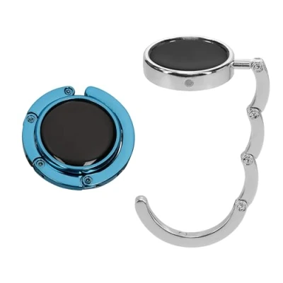 Imagen de kwmobile Ganchos de Bolso para Mesa 2X Colgador portátil con Gancho Abrigos Bolsos Paraguas MAX. 3 kg