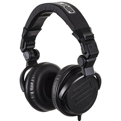 Imagen de Reloop RH 2500 audífonos profesionales para DJ con construcción giratoria/plegable, cerrada, negro