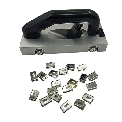Imagen de Herramienta de mano con ranura para ranurado suelo vinilo PVC soldadura plástico y vinilo, tipo U