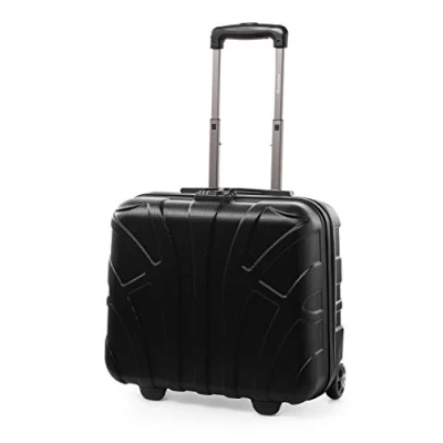 Imagen de Suitline Maleta piloto, Equipaje de Mano, Business Trolley, Rígida, TSA, ABS, 2 Ruedas, Negro