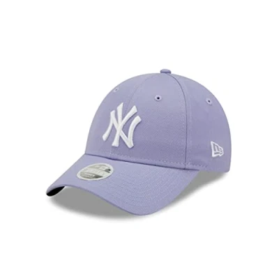 Imagen de New Era York Yankees Cap Lila für Frauen Mädchen Von mit Teamlogo verstellbarem Strapback Verschluss One Size