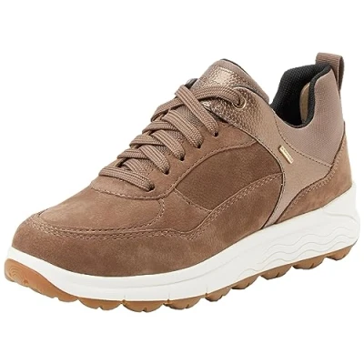 Imagen de Geox D Spherica 4x4 B ABX, Zapatillas Mujer, Dk Taupe Lead, 39 EU