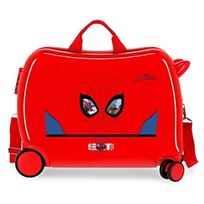 Imagen de Marvel Spiderman Protector Maleta Infantil Rojo 50x39x20 cms Rígida ABS Cierre de combinación lateral 34L 1,8 kgs 4 Ruedas Equipaje Mano