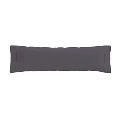 Imagen de Donegal Collections Funda de Almohada 105 (125x45 cm), Color Gris Oscuro. Suave y Cómoda, Microfibra Extra 50% Algodón Poliéster. Confort Alta Durabilidad
