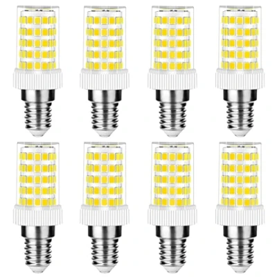 Imagen de RANBOO Bombillas LED E14 de 10W Equivalente a 50W 100W Lampara Halógena Blanco Frío 6000K 800lm AC 220 240V, No Regulable, Sin Parpadeo, para Lámparas Araña, Techo y Pared, 8 Unidades