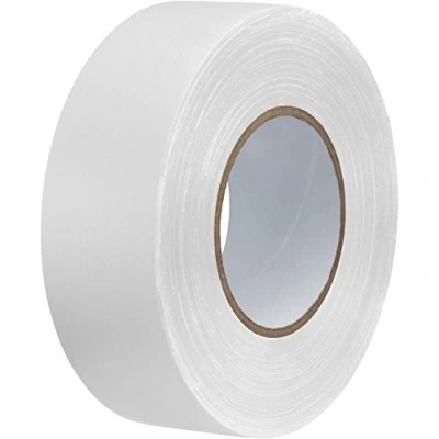 Imagen de GTSE Cinta americana blanca de 48 mm x 50 m tela resistente, adhesiva e impermeable Para reparar, fijar, agrupar, reforzar y sellar 1 rollo