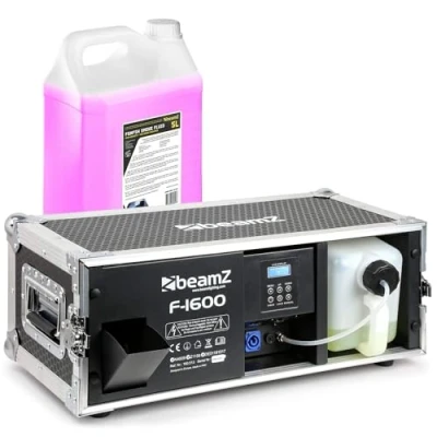 Imagen de BeamZ F1600 DMX máquina de humo fazer en flight case incl. 5 litros líquido
