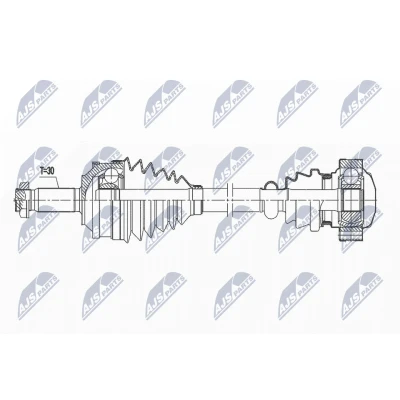 Imagen de Semi eje NTY NPW ME 128