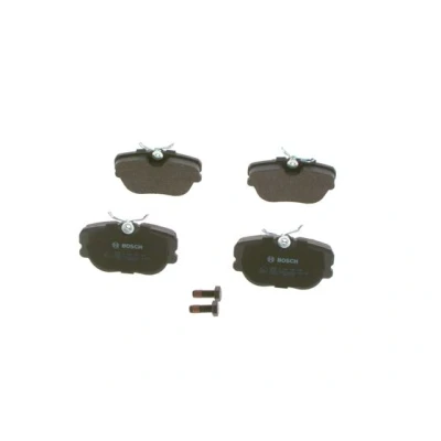 Imagen de BOSCH 0 986 494 058 Juego de pastillas freno Low Metallic con instrucciones montaje, Chapa antichirridos, tornillos MERCEDES BENZ: 190
