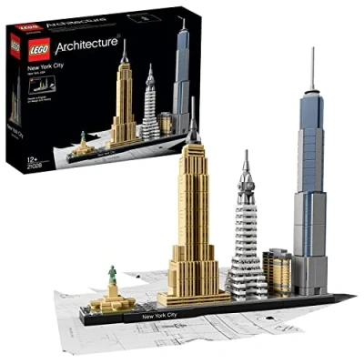 Imagen de LEGO 21028 Architecture Ciudad de Nueva York Set Construcción Ciudad, Decoración Oficina, Idea Regalo Coleccionable