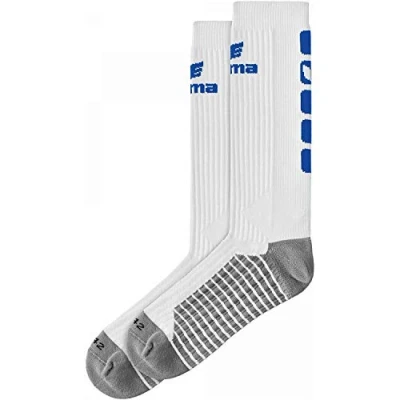 Imagen de erima 2181925 Calcetines, Unisex Adulto, Blanco/New Royal, 47 50