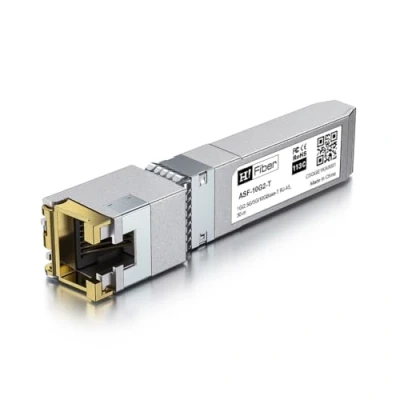 Imagen de 10GBASE T SFP+ Transceptor 30 metres, a RJ45, 10G Ethernet módulo Compatible con Cisco SFP S, MA 10GB T, Ubiquiti UniFi UF RJ45 10G, Mikrotik S+RJ10, Netgear AXM765...