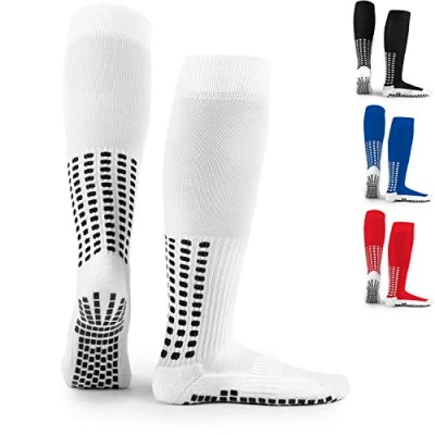 Imagen de Lux Calcetines Deportivos Antideslizantes, con Almohadillas de Goma, para Jugar al fútbol, Baloncesto, Hacer Senderismo, Correr