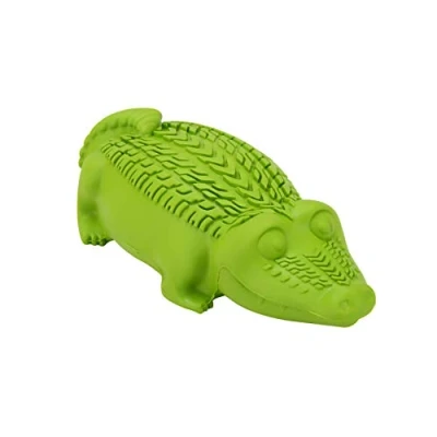 Imagen de Arm &amp; Hammer Super Treadz Gator Chew Toy para Perros Mejor Juguete Dental Masticar Reduce la acumulación de Placa y tártaro sin cepillarse Verde