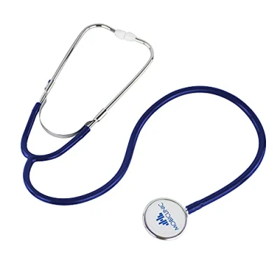 Imagen de Mobiclinic, Fonendoscopio profesional, Marca española estetoscopio médico de una campana, Fonendo para uso en medicina y enfermería, Fonendosopio preciso ligero, Azul marino