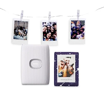 Imagen de instax Mini Link 2 Impresora para teléfonos, Kit Edición Limitada, Color Clay White