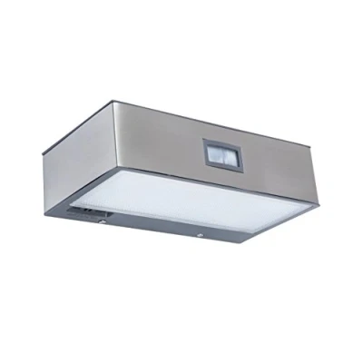 Imagen de LUTEC Aplique LED solar para exterior Brick, con sensor