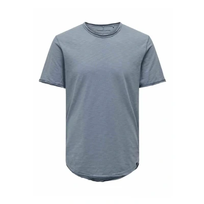 Imagen de Only &amp; Sons Onsbenne LIFE Longy Camiseta básica, Hombre, Talla: Small, Flint stone