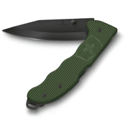 Imagen de Victorinox navaja suiza de bolsillo Hunter Evoke BSH, plegable outdoor, 4 funciones, incl. hoja 10 cm y perno pulgar extraíble, verde oliva