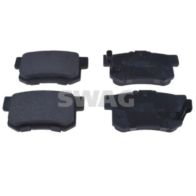 Imagen de SWAG 70 91 6873 Juego de pastillas freno Eje trasero con avisador acústico desgaste HONDA: CIVIC 7 Hatchback, 6 Fastback, S2000