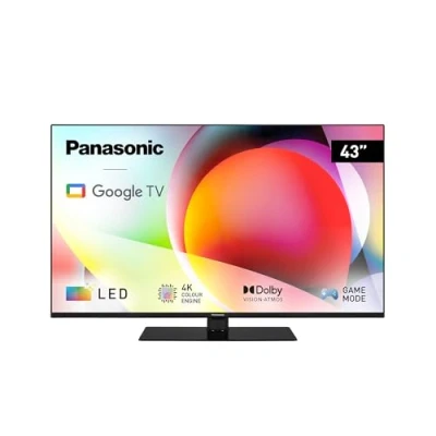 Imagen de Panasonic TN 43W70AEZ, Serie W70 43 Pulgadas 4K Ultra HD LED Smart TV, 2024, Asistente De Google, Chromecast, Dolby Vision y Atmos, Modo Juego, Bluetooth, Experiencia Visual Excepcional
