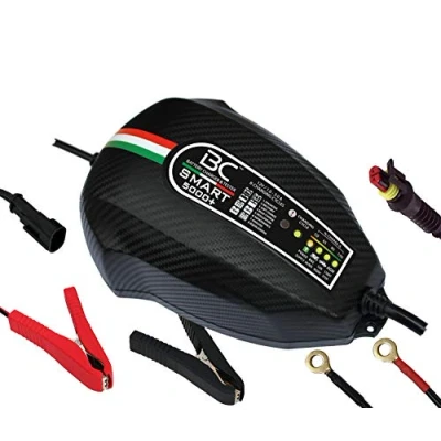 Imagen de BC Battery Controller SMART 5000+, Cargador de Baterías y Mantenedor Inteligente para todas las Coche Moto 12V Plomo Ácido, 5A/1A