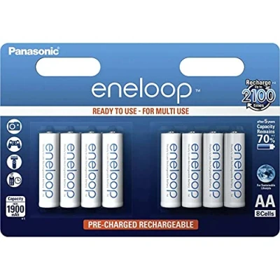 Imagen de Panasonic Eneloop SY3052647 Pack 8 pilas recargables, AA