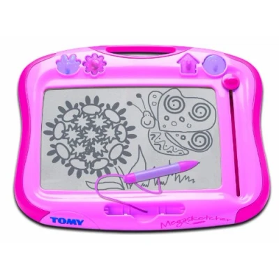 Imagen de Megasketcher Tomy Games E73512 Pizarra magnética de dibujo, color morado